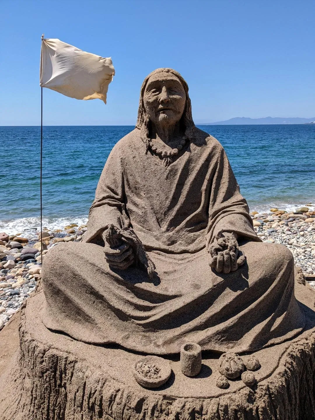 Sand sculpture in Puerto Vallarta
