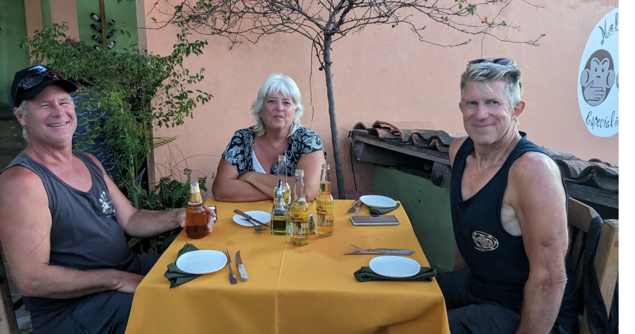 Graeme & Cathy from S/V Global Explorer with Kevin