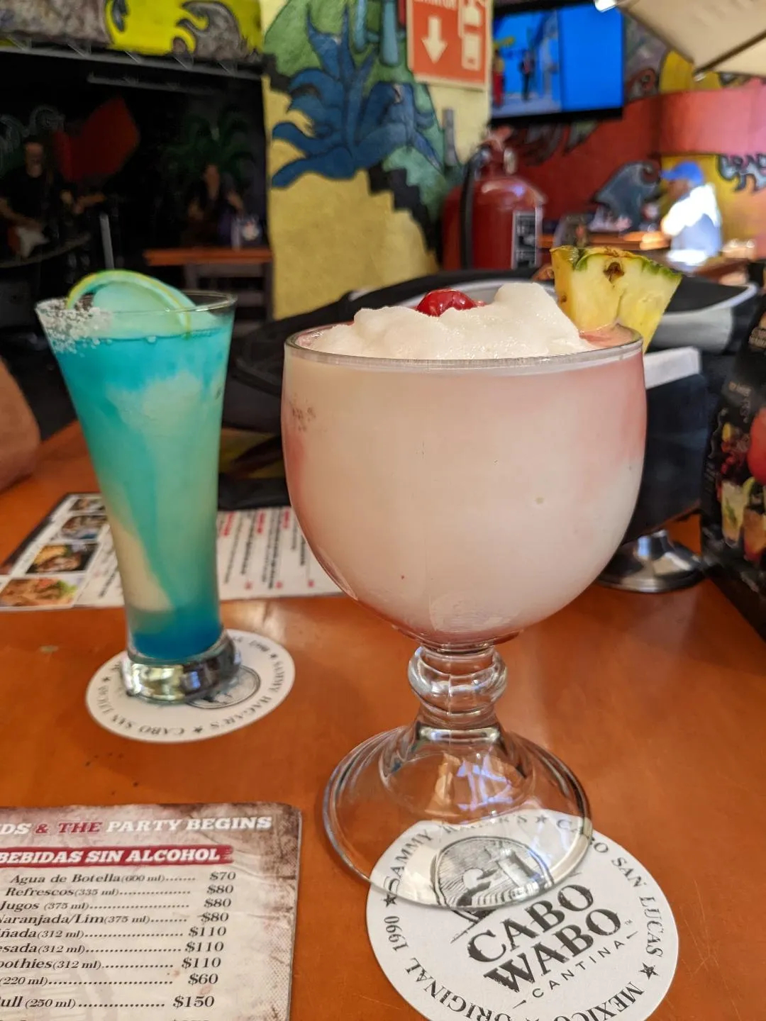 Cabo Wabo Drinks