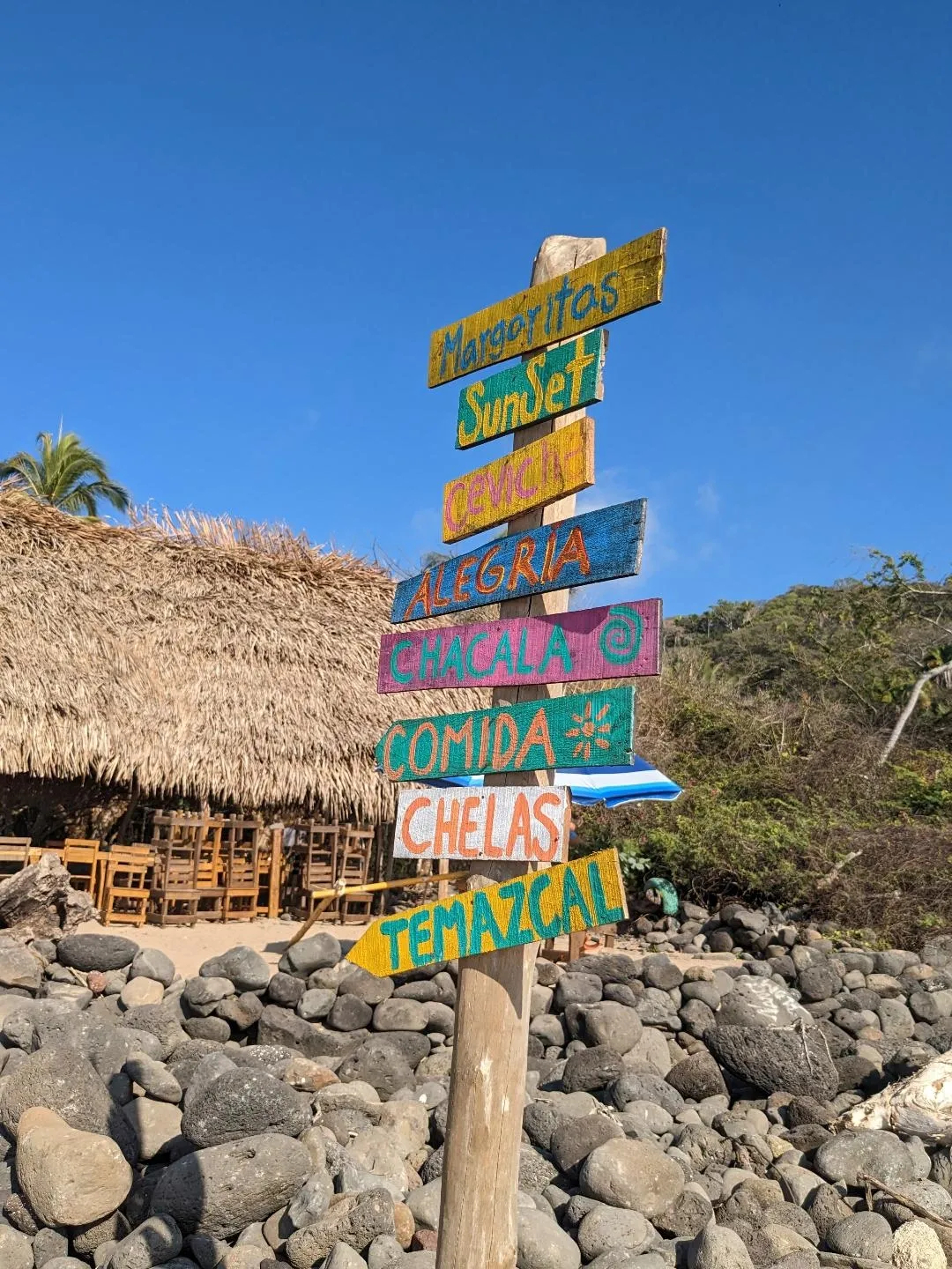 Chacala Beach Sign