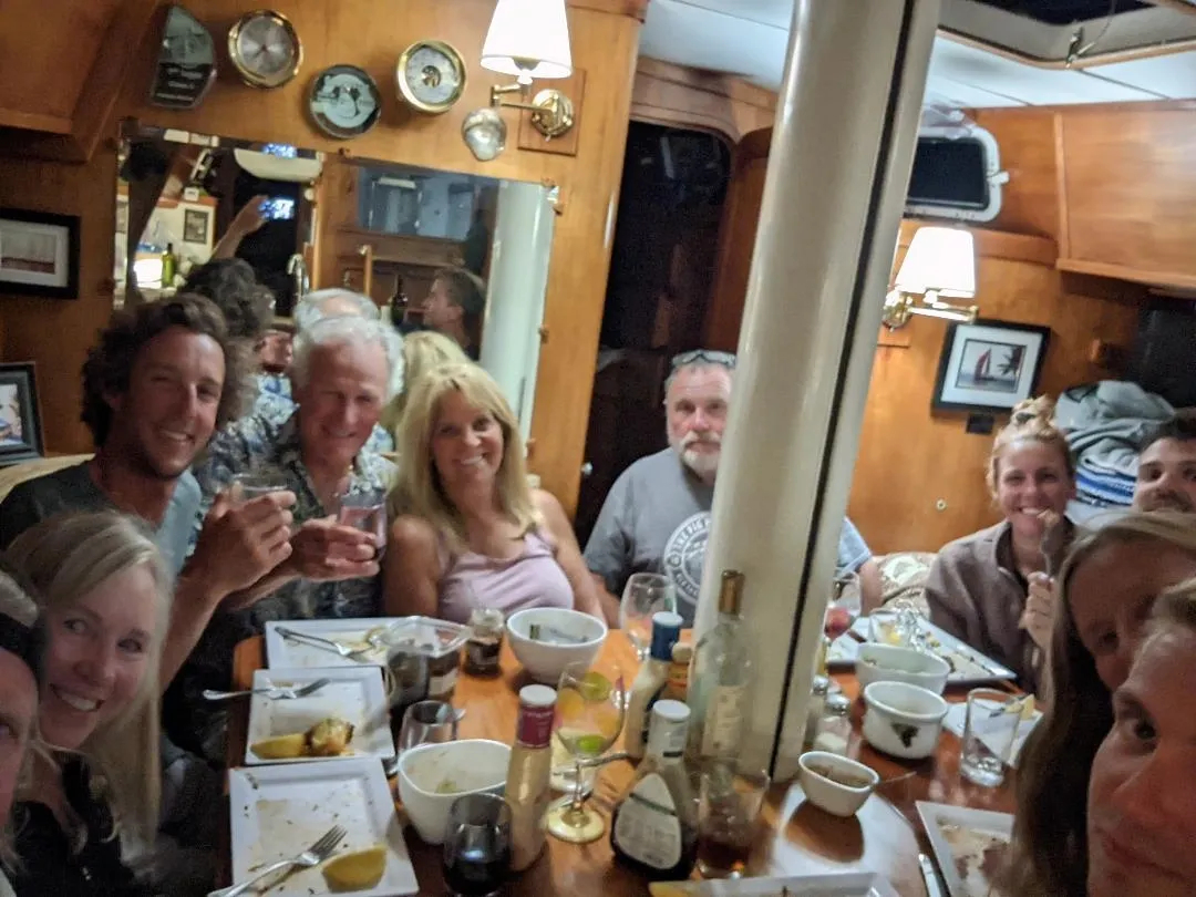 Dinner on Talion - Bahia Santa Maria