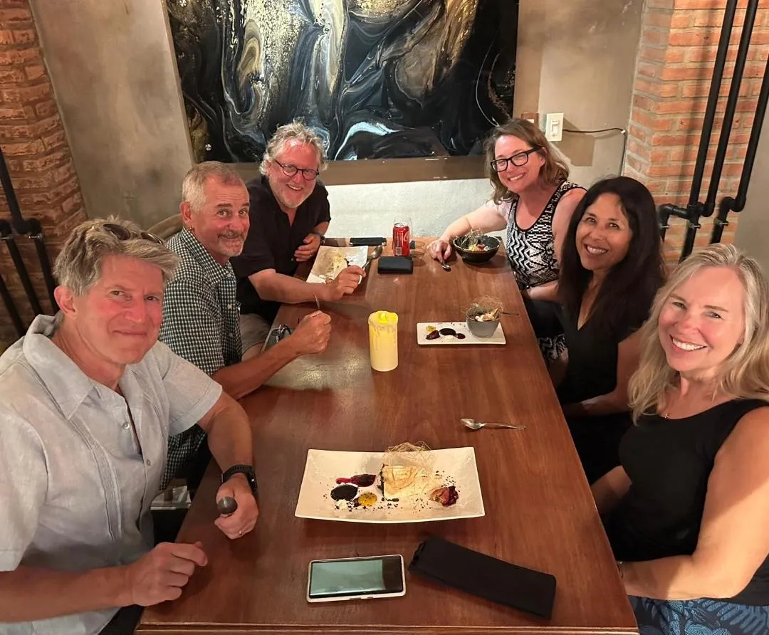 Dinner at Masala's in La Cruz with fellow cruisers
