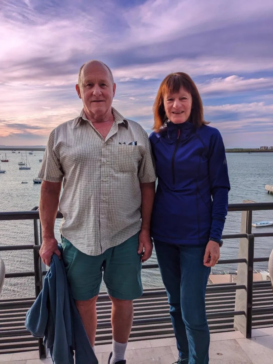 John & Nancy came to visit us in La Paz