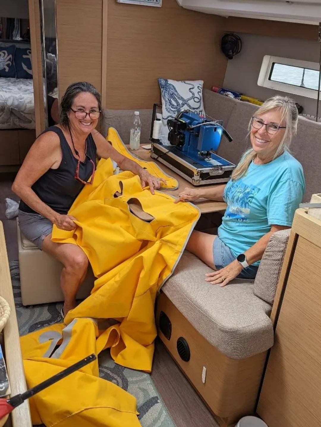 Sewing on a Boat (2023)