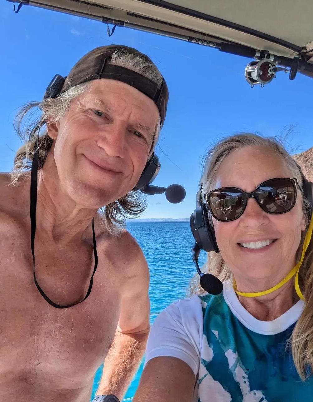 Headsets also known as marriage savers are essential when docking and anchoring