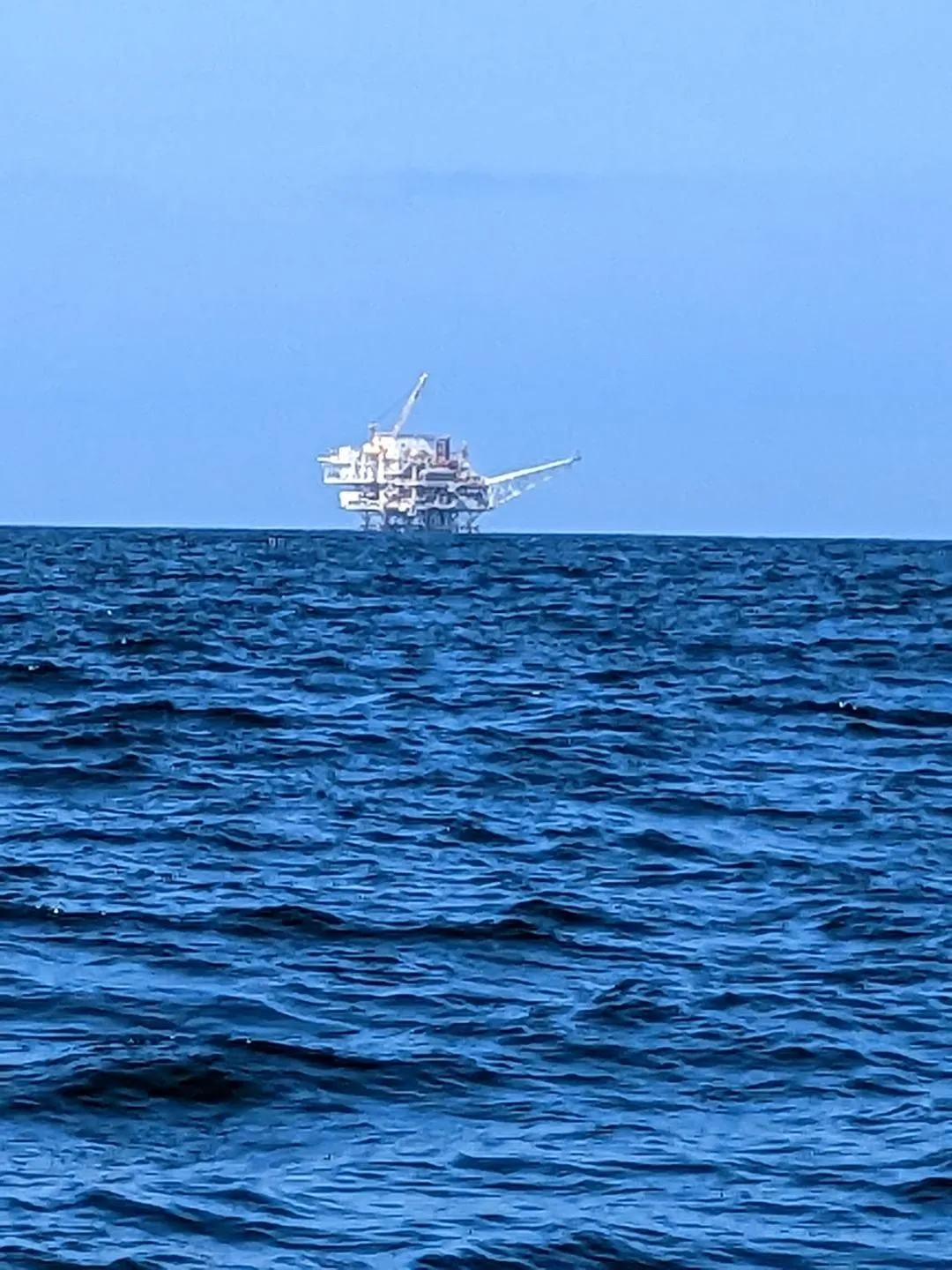 Oil Rigs in the Pacific Ocean
