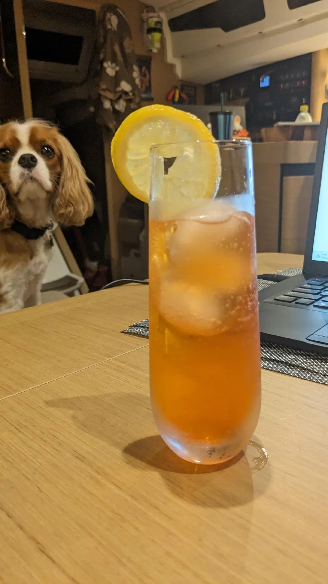 Riley wishes he could have an Aperol Spritz