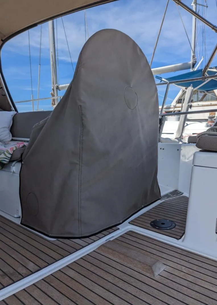 Another sewing project completed - Binnacle covers for each helm