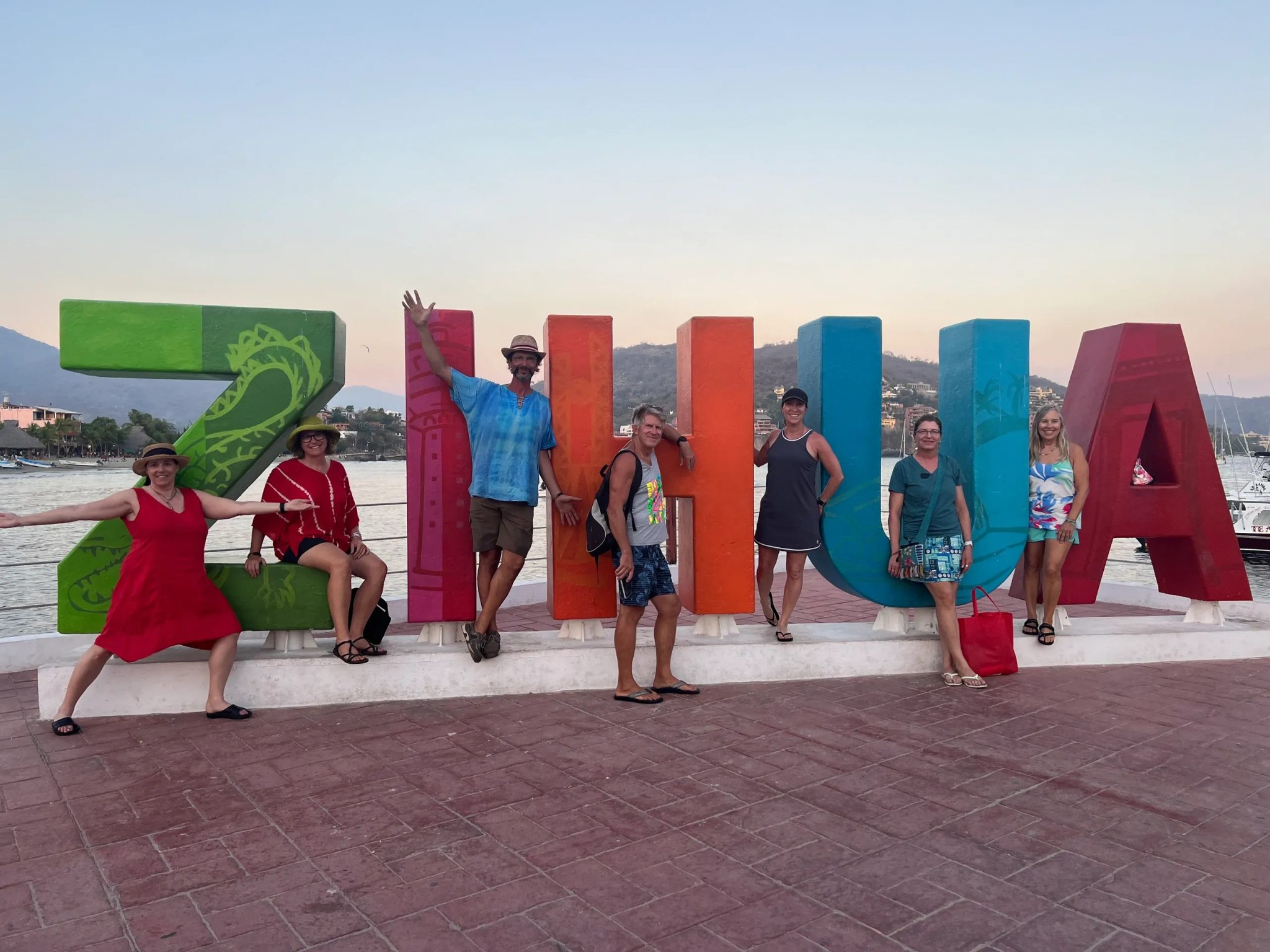 Friends in Zihuantanejo