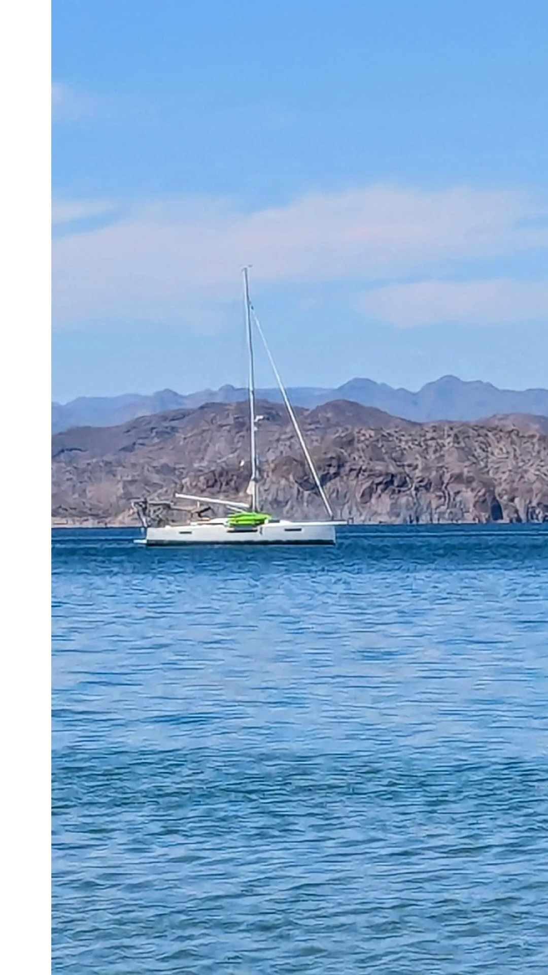 Island Summers anchored at Pichilingue, Mexico