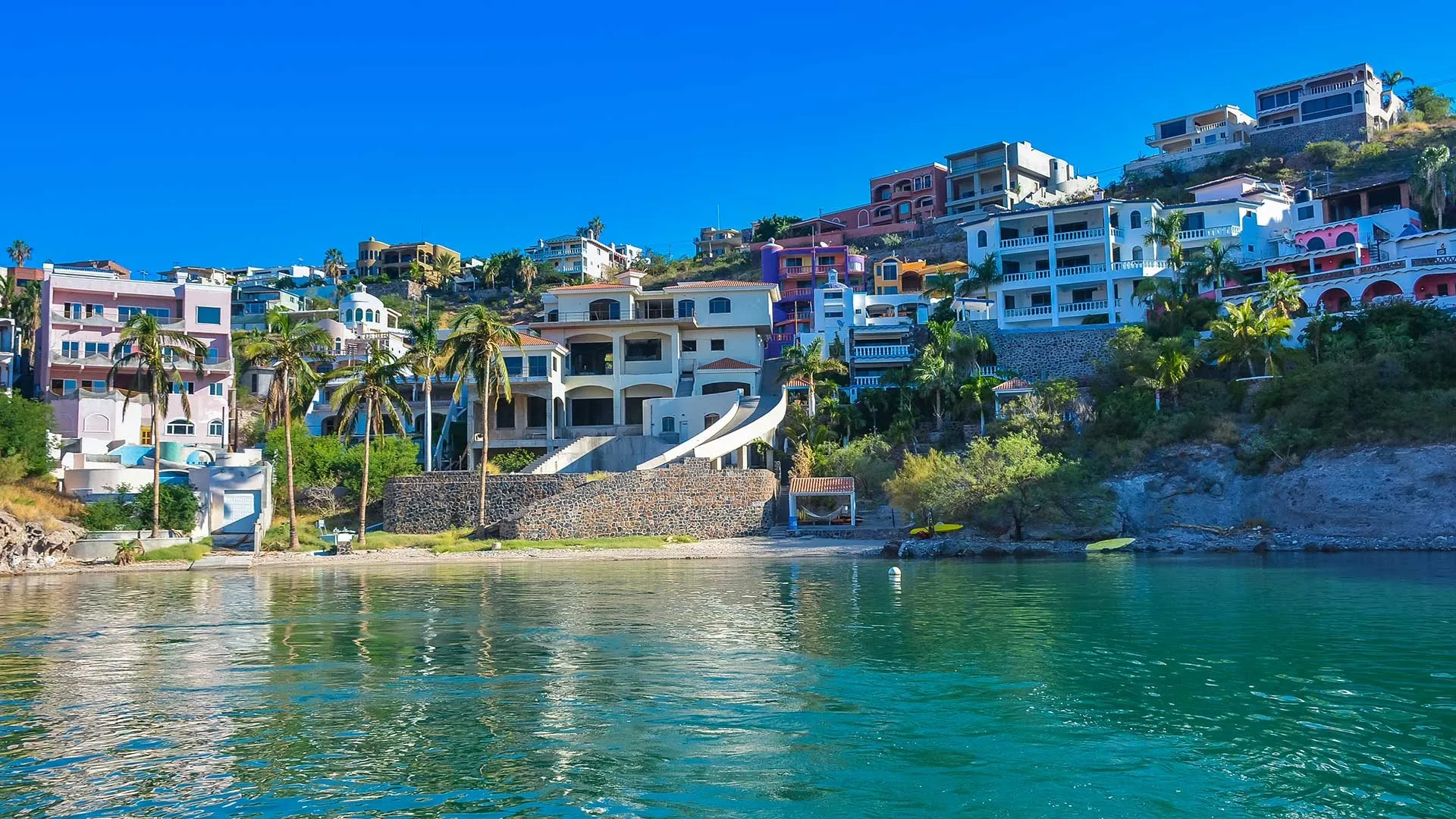 Entering the Harbor at San Carlos